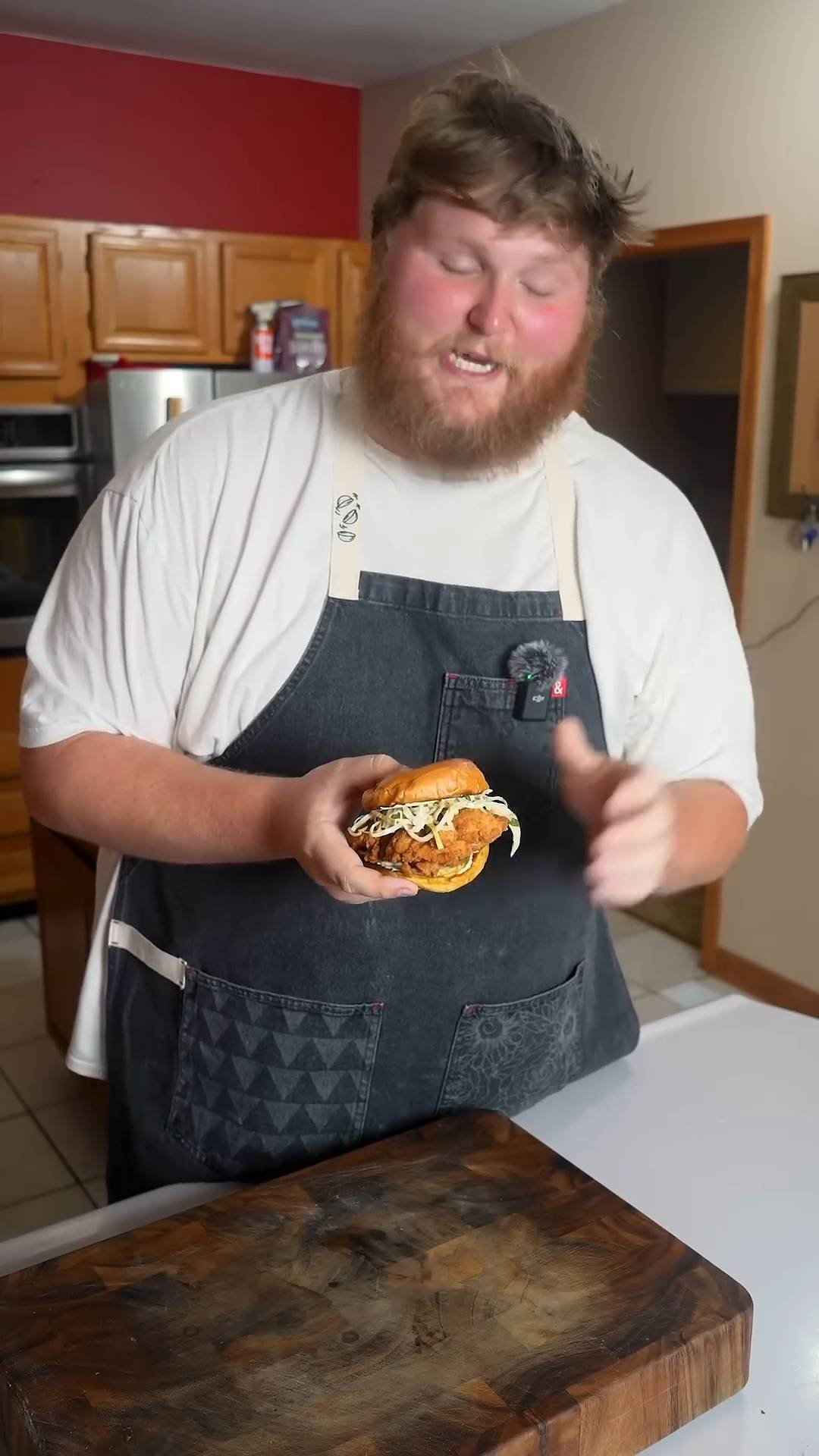 Unconventional fried chicken method creates incredible chicken sandwich