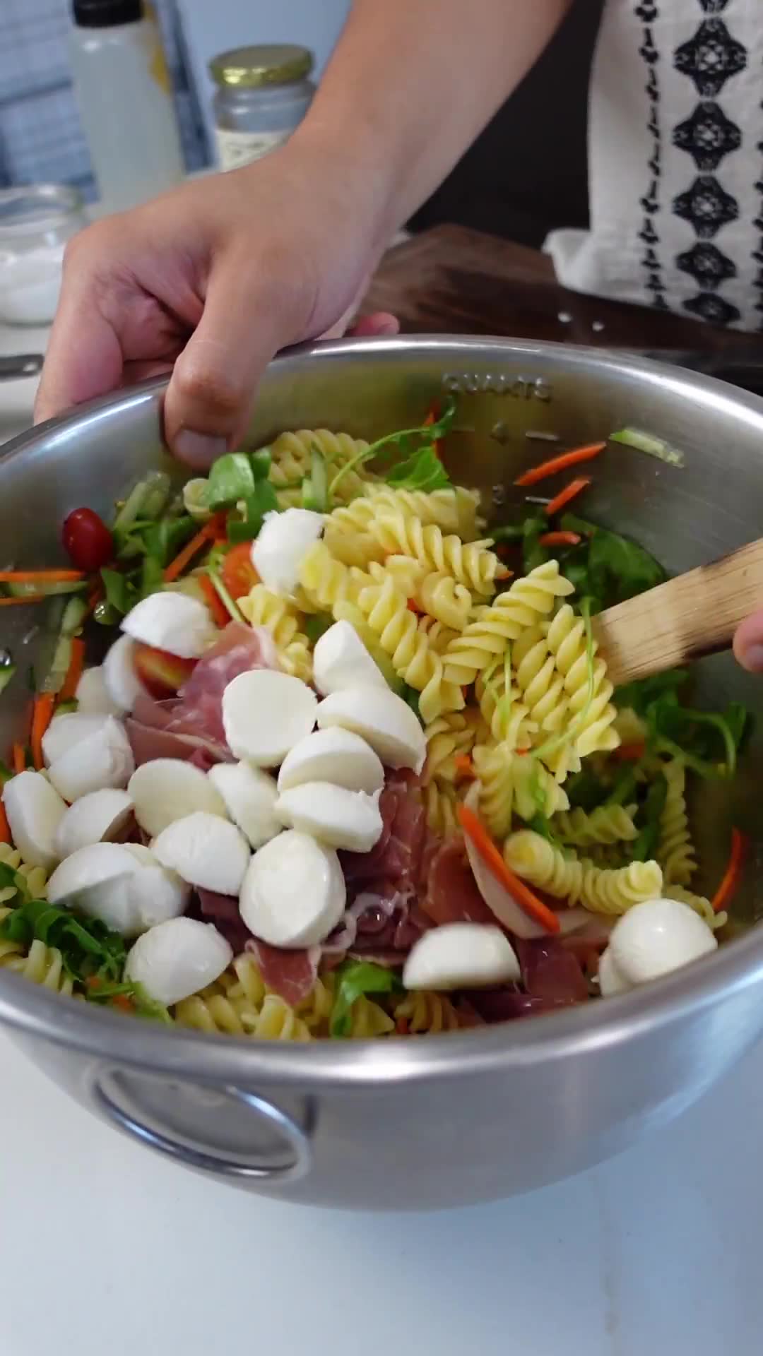 Making a beautiful and delicious lunch for my girlfriend