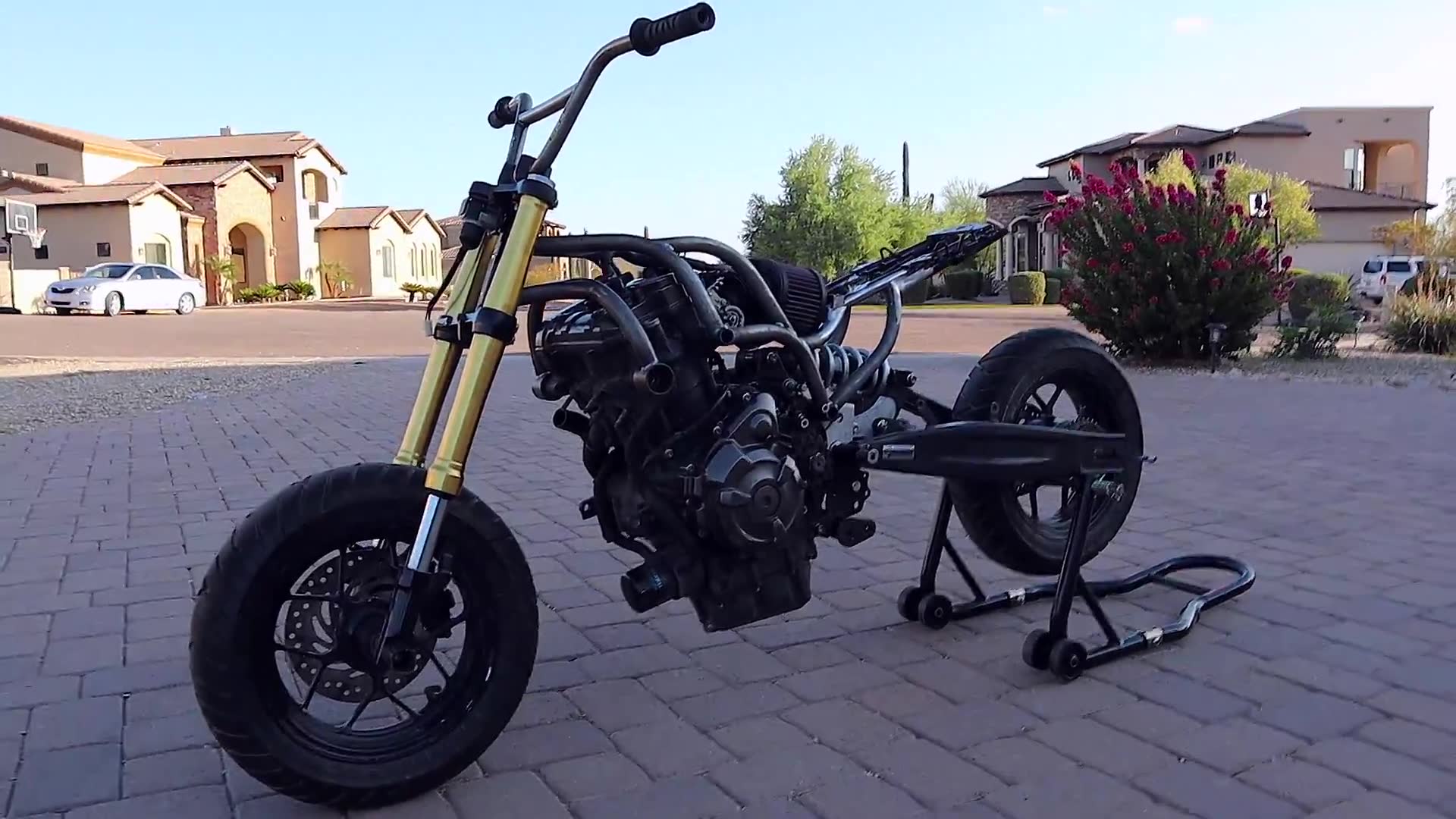 They fixed the Grom! and then i crashed it... caught on camera during motorcycle adventure