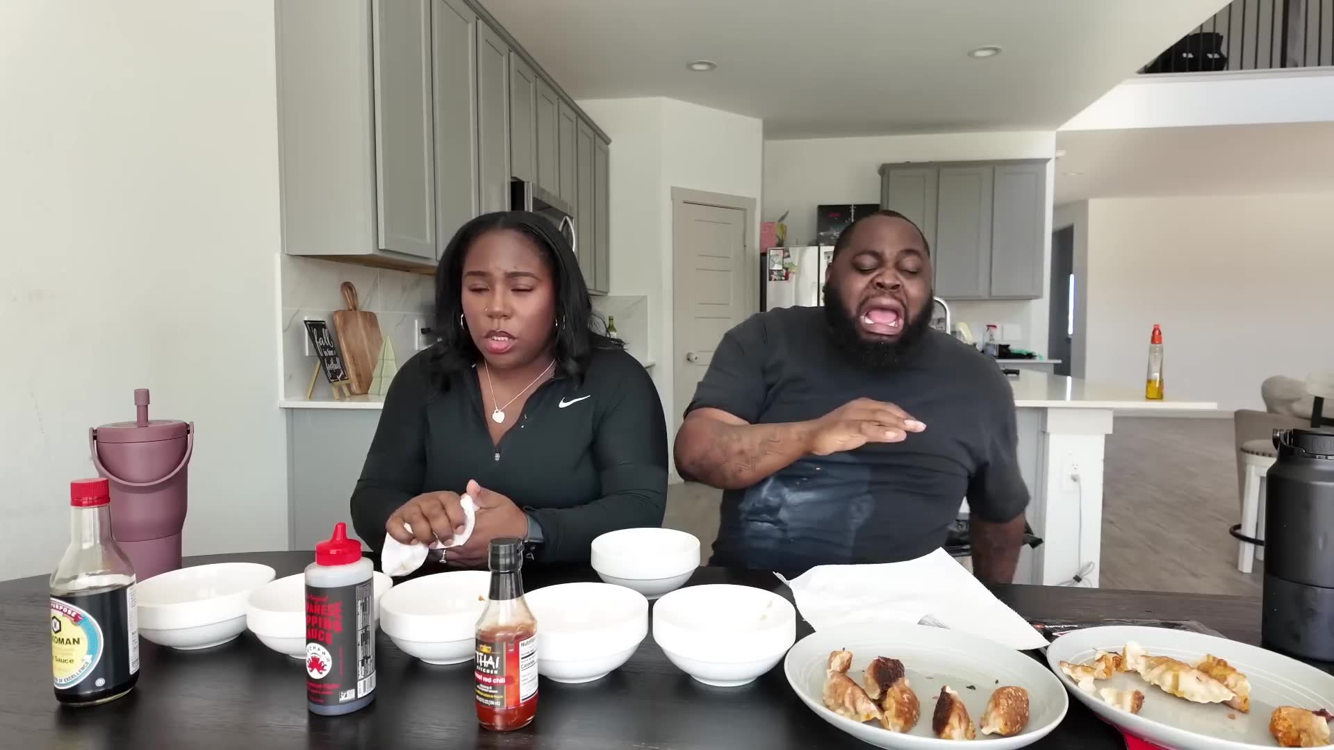 Husband's panicked reaction to his suddenly inedible sauce