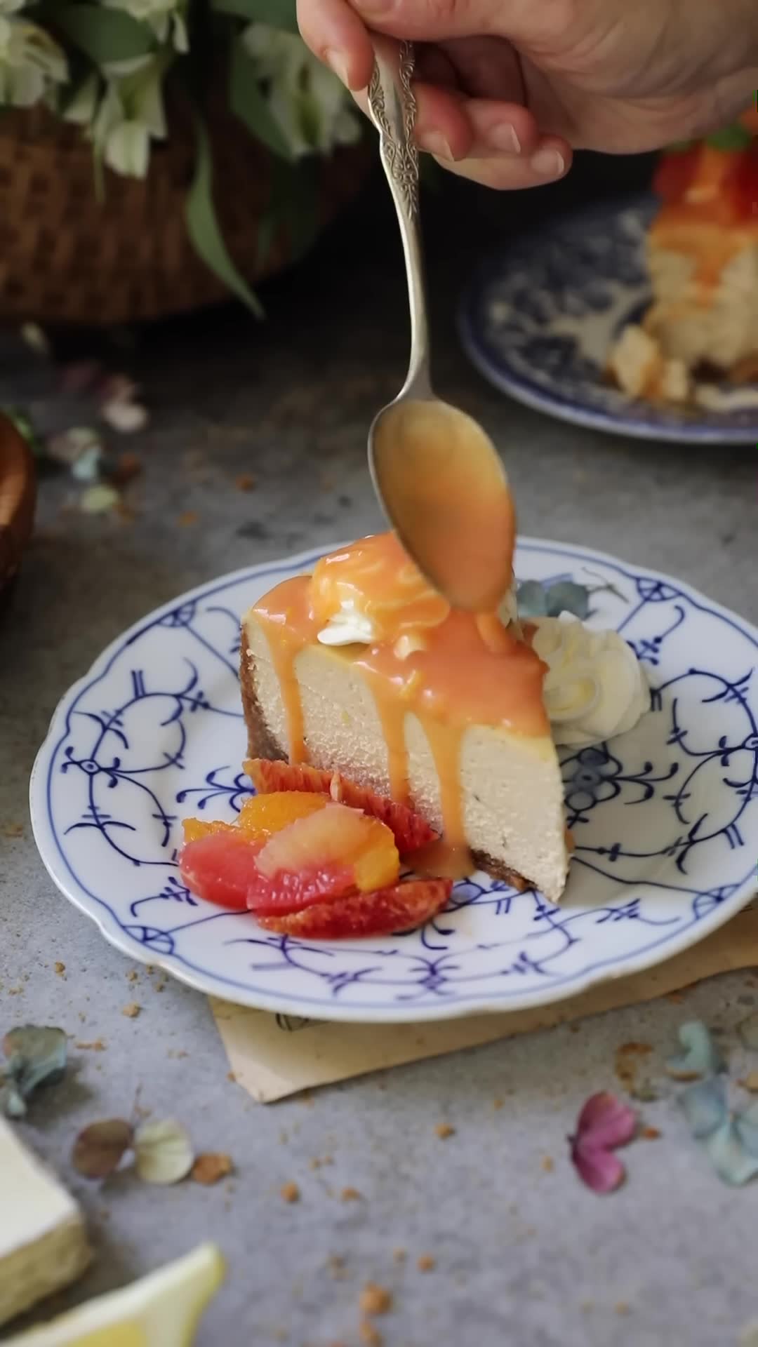 Citrus showcase featuring silky posset and aromatic cheesecake