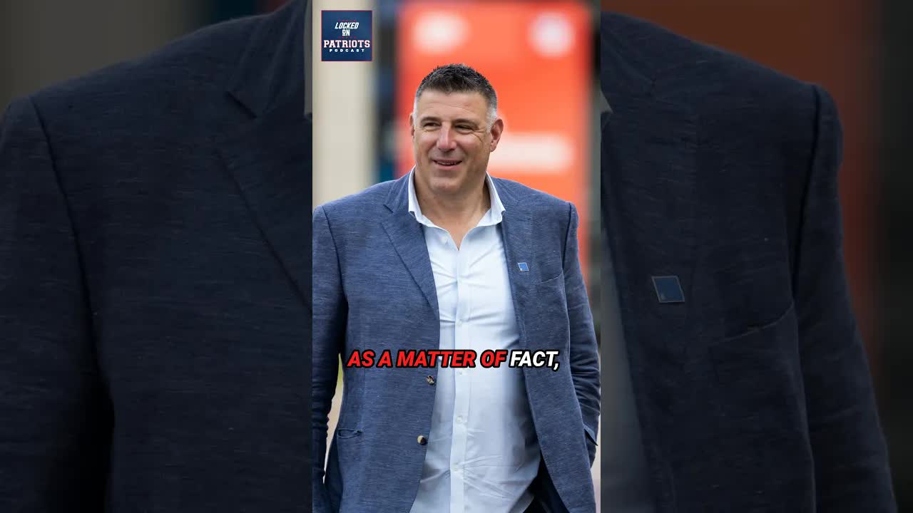 CONFUSION Around Mike Vrabel on Day 3 🤔 #mikevrabel #patriots #nfl