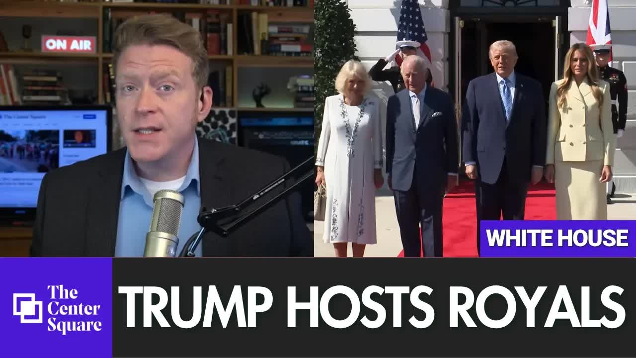 'Ironic': Pres. Trump Hosts King Charles and Queen Camilla at the White House