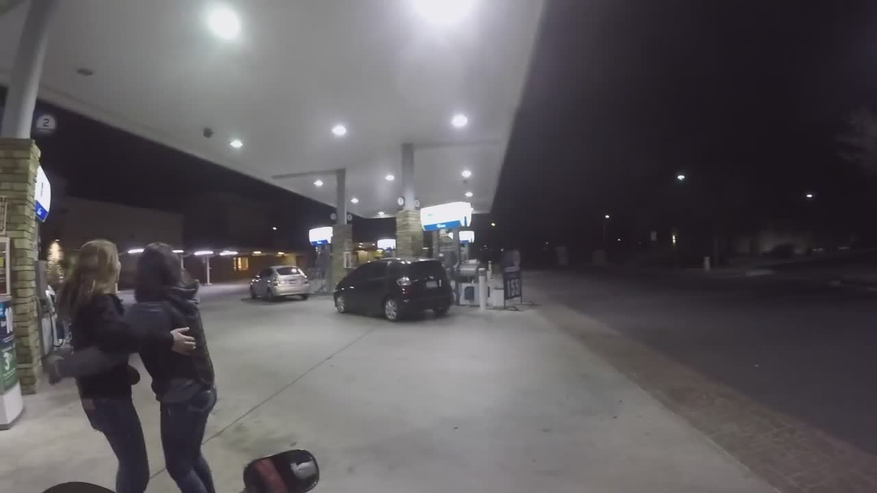 Routine fuel stop turns into conversation with locals