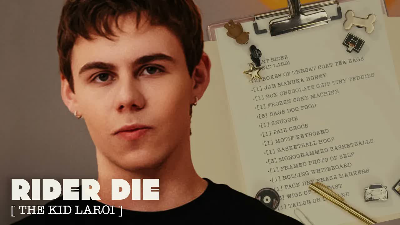 The Kid LAROI Describes His Greenroom Rider | Rider Die