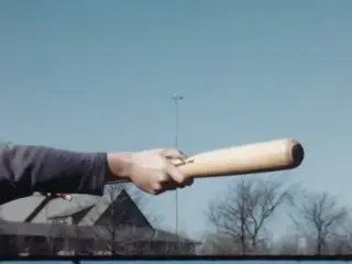 Batting Fundamentals (silent, raw footage, 1940s)