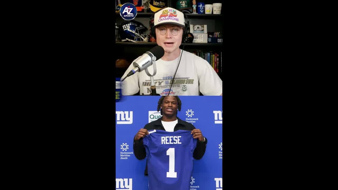 The reality of Arvell Reese falling to the #Giants at fifth overall... episode artwork
