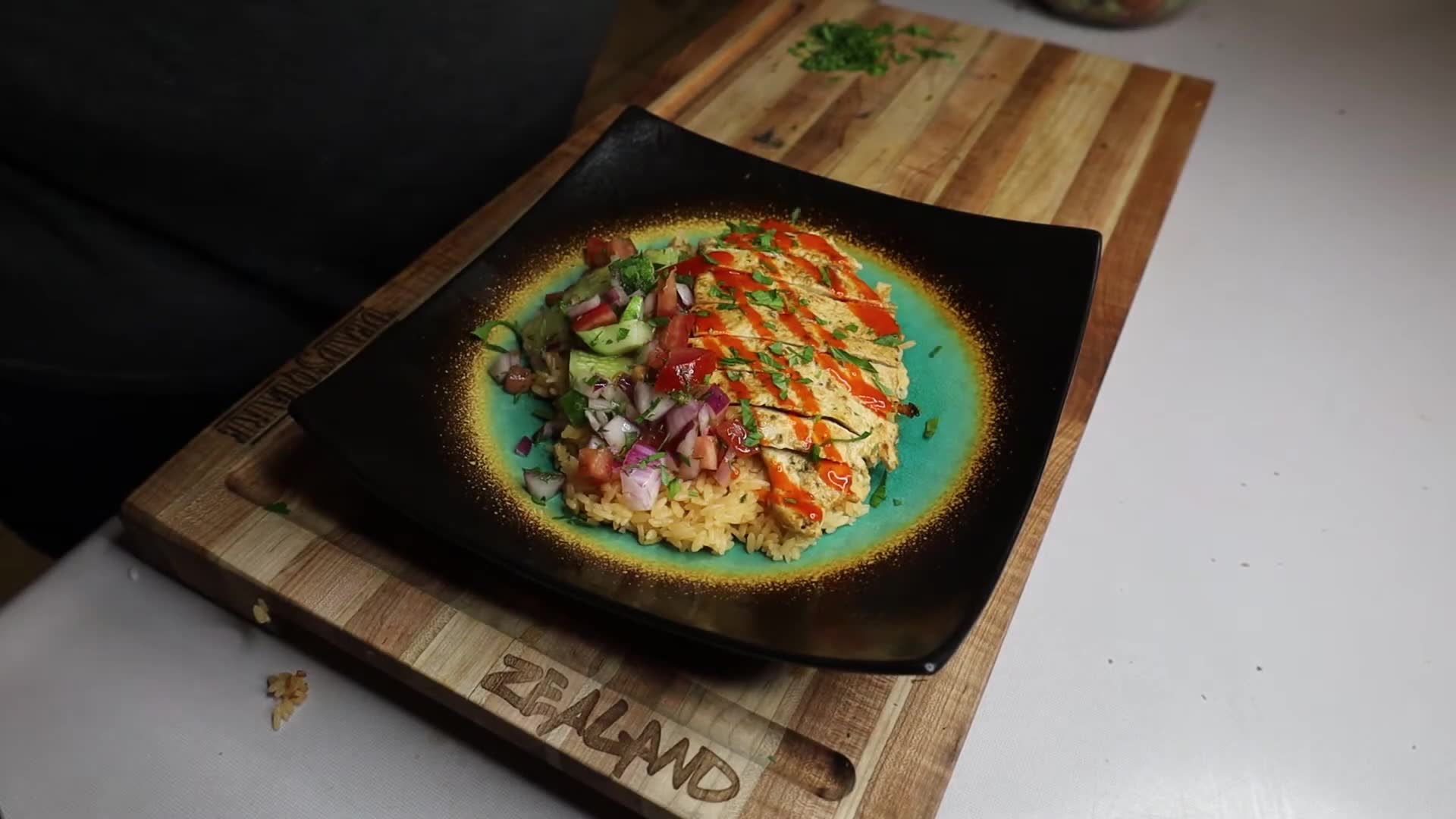 Chicken and rice that actually tastes good - simple weeknight dinner