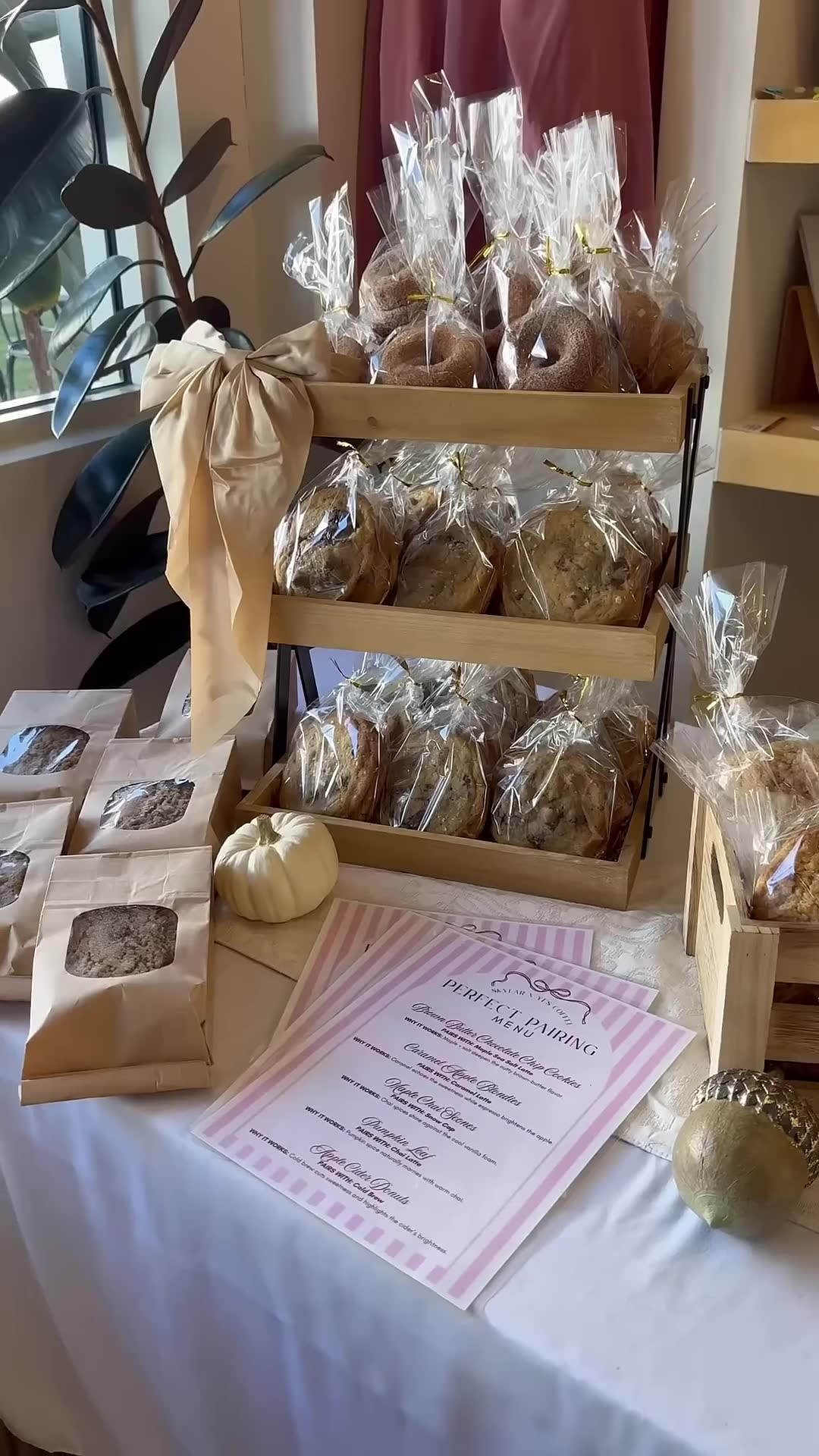 Behind the counter all day at my latest small bakery pop up event