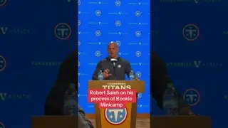 The #Titans draft picks will not do on field work this weekend. #nfldraft #robertsaleh #rookie