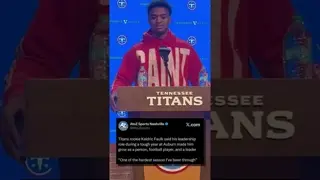 #Titans DE Keldric Faulk is ready to lead. #auburn #keldricfaulk #nfldraft #rookie #robertsaleh #nfl