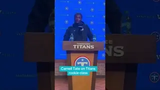 Carnell is ready to lead these #Titans rookies. #tennesseetitans #nfldraft #rookie #carnelltate #nfl