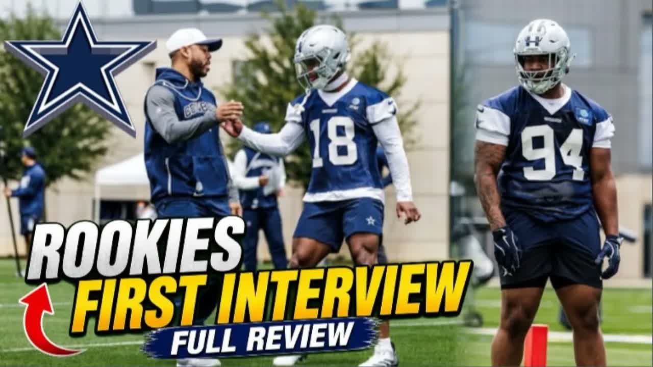 Cowboys First Interview with the ROOKIES Reaction + More