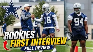 Cowboys First Interview with the ROOKIES Reaction + More