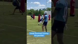 #Titans WR Xavier Restrepo getting after it at Rookie Minicamp. #xavierrestrepo #widereceiver #nfl