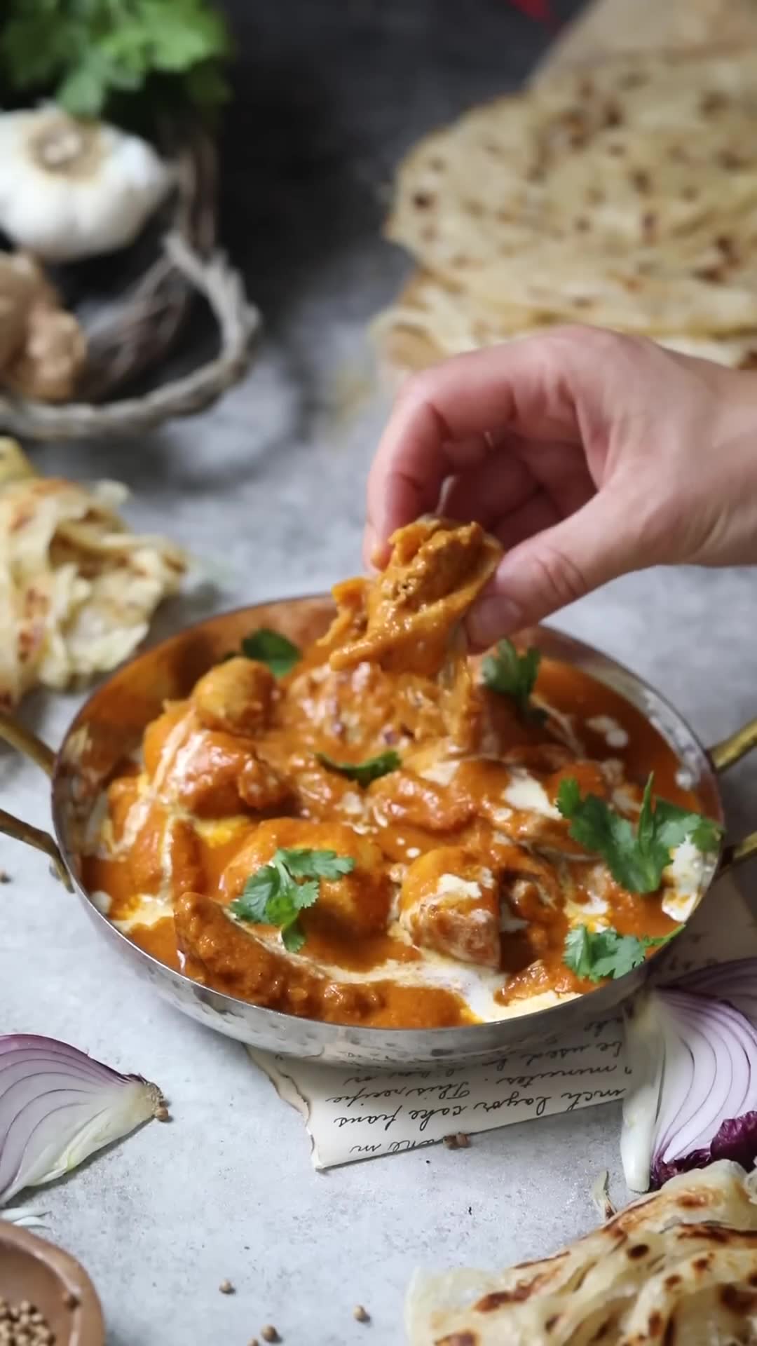 Complete chicken dinner with flavorful homemade preparation