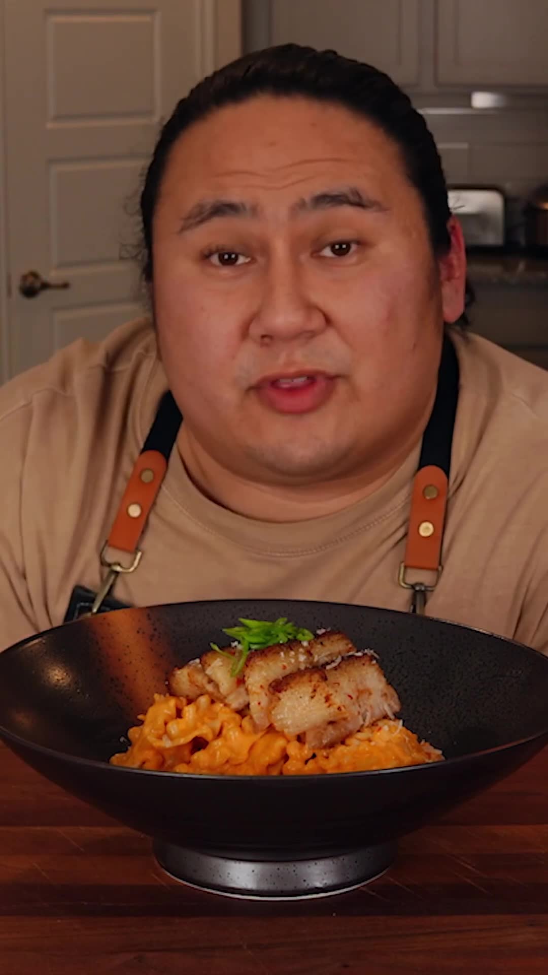 Korean-inspired creamy gochujang pasta worth trying