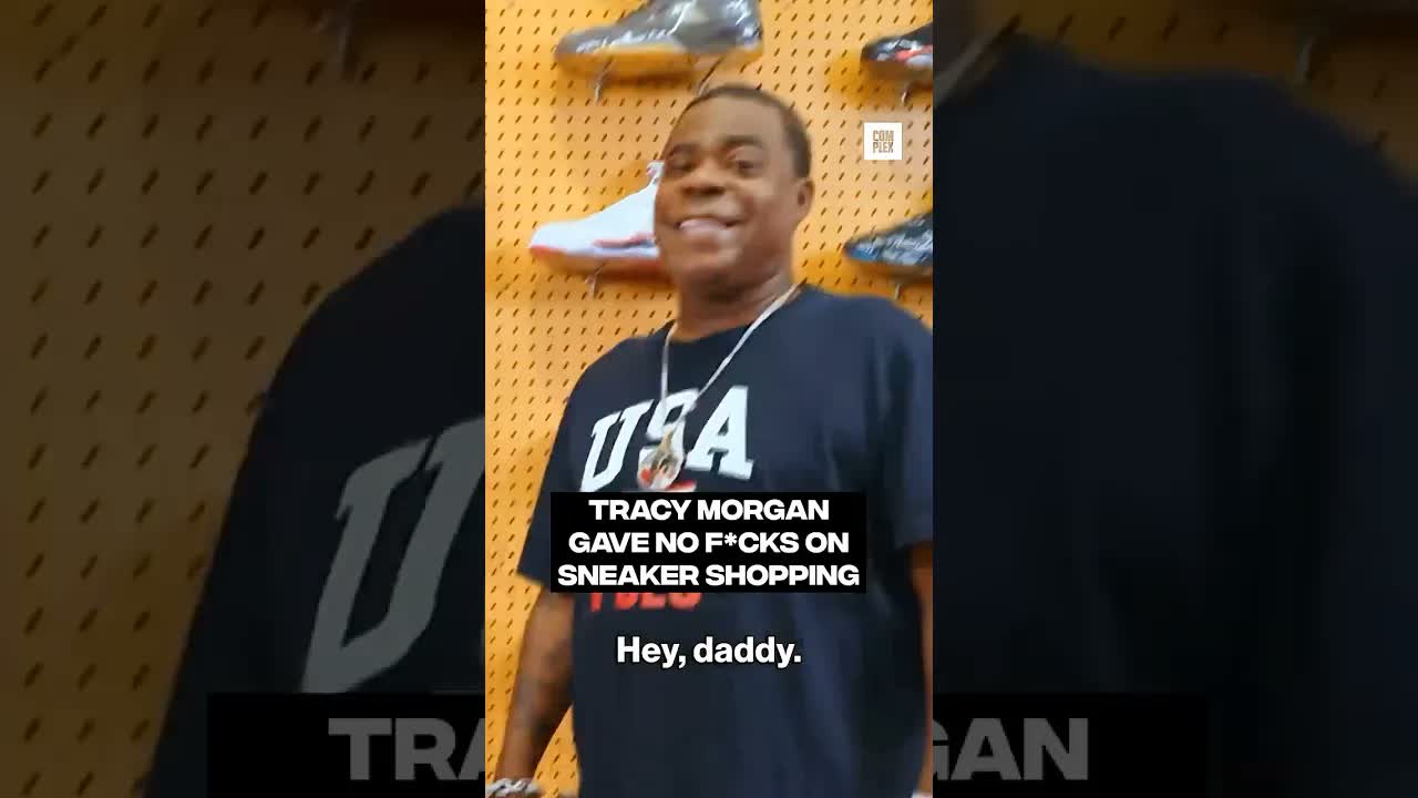 Tracy Morgan pulled up to #SneakerShopping with absolutely no filter 😭