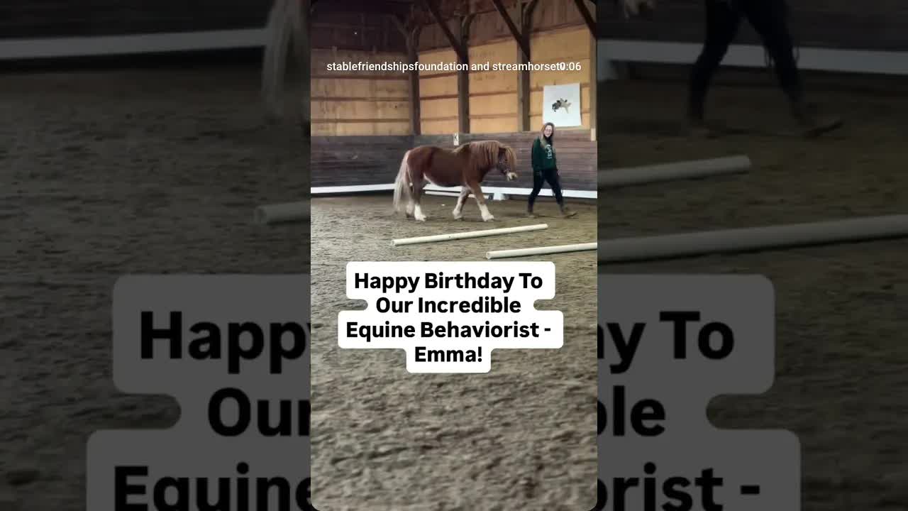 Let’s give our incredible Equine Behaviorist @_emma_jaeger_ some birthday love ! 💘