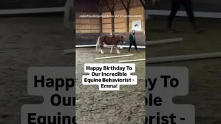Let’s give our incredible Equine Behaviorist @_emma_jaeger_ some birthday love ! 💘