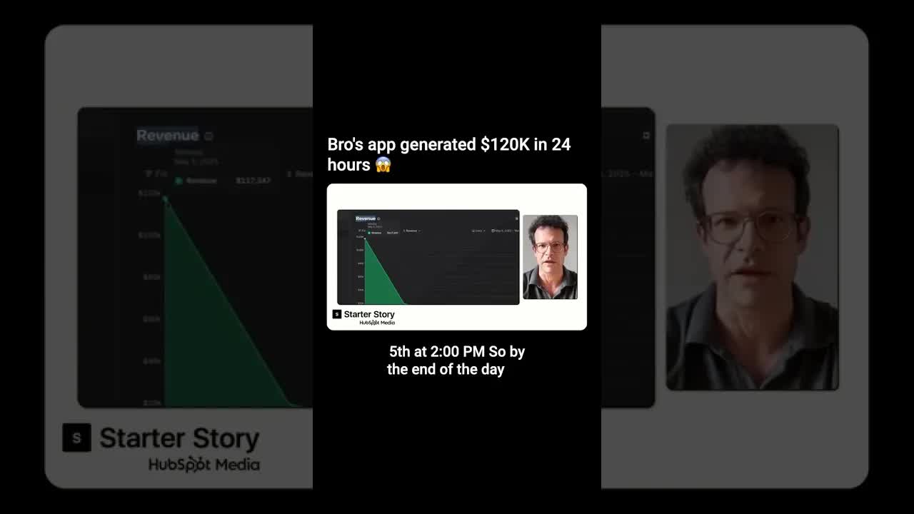 Bro's app generated $120K in 24 hours