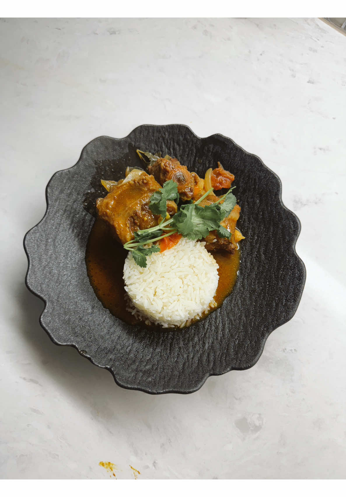 Easy plated curry rice for weeknight dinner ready in minutes