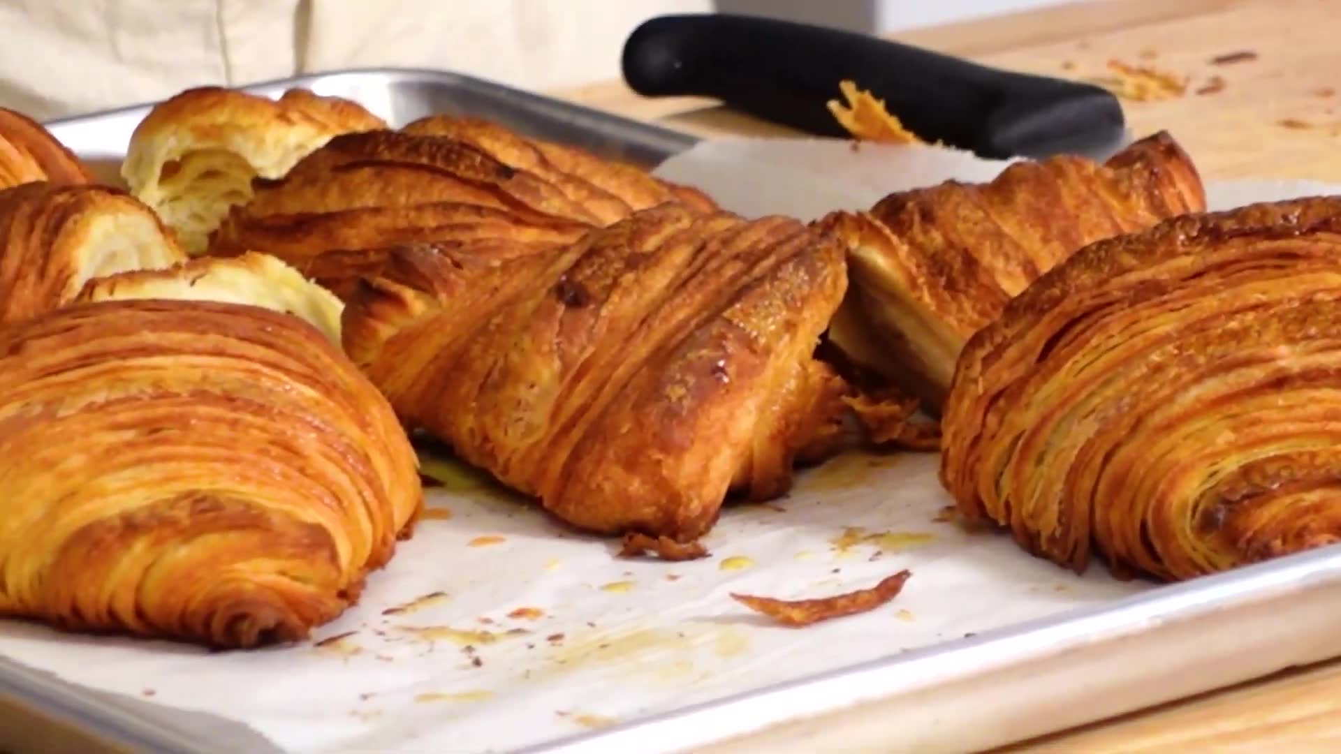 Testing if professional-quality croissants are possible at home
