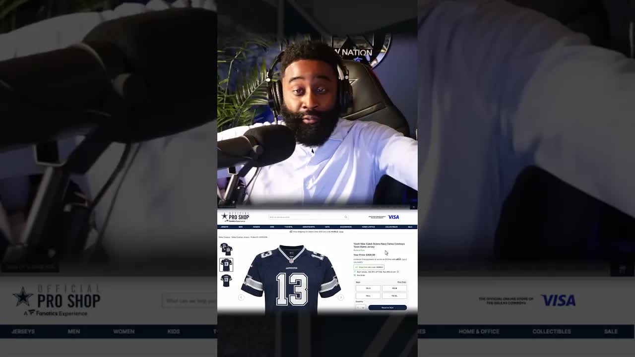 Cowboys gave Caleb Downs the WRONG number 😱 #Cowboys #NFL