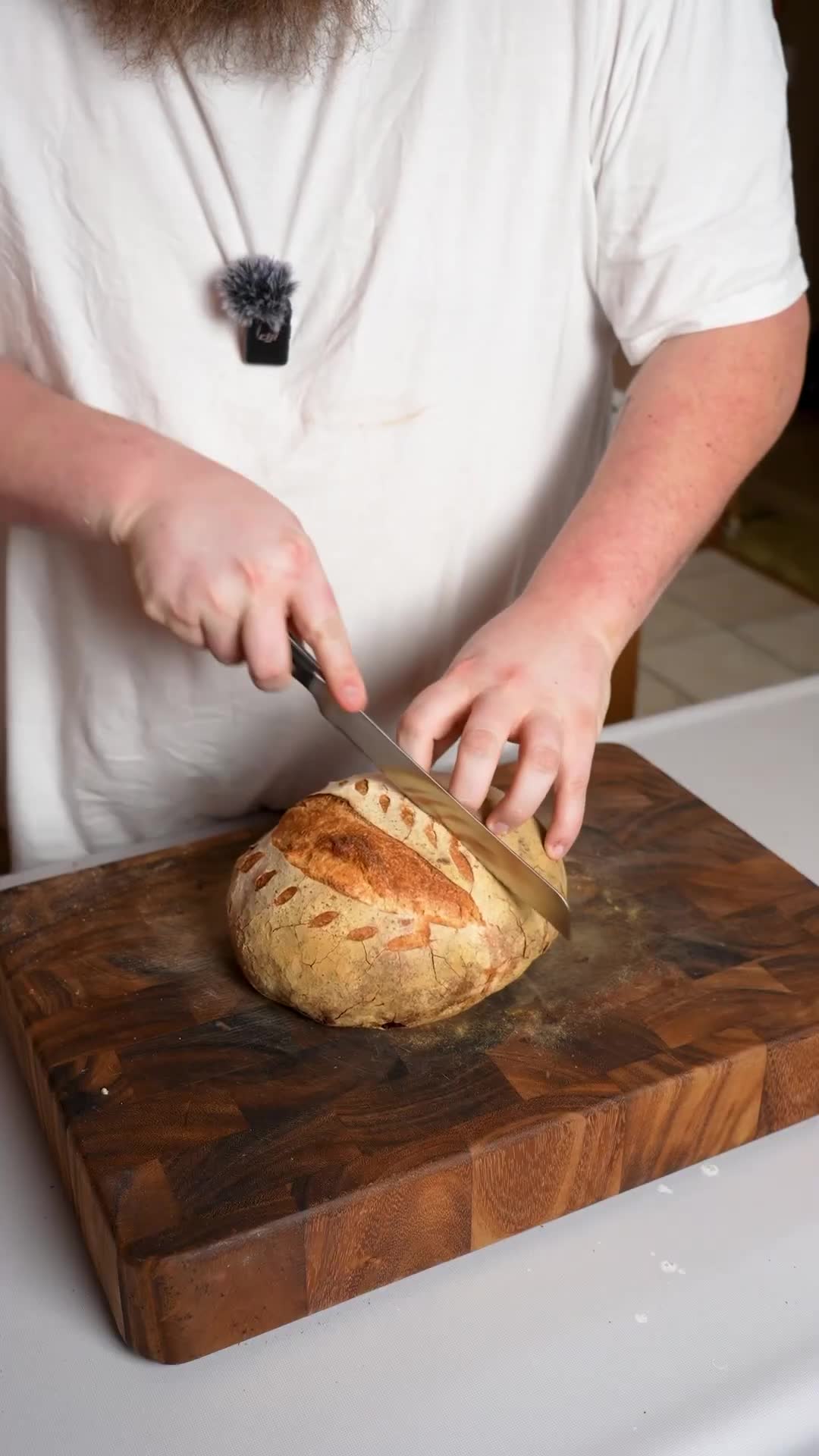 So easy even a bum baker like me can do it - simple homemade bread