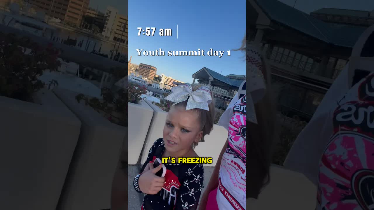 Youth Summit Day 1 Vlog! ✨ #cheer #travel #vlog