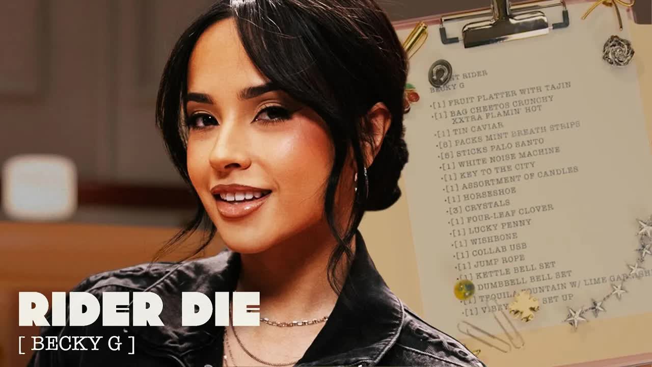 Becky G's High/Low Greenroom Essentials Are Exactly What You'd Expect | Rider Die