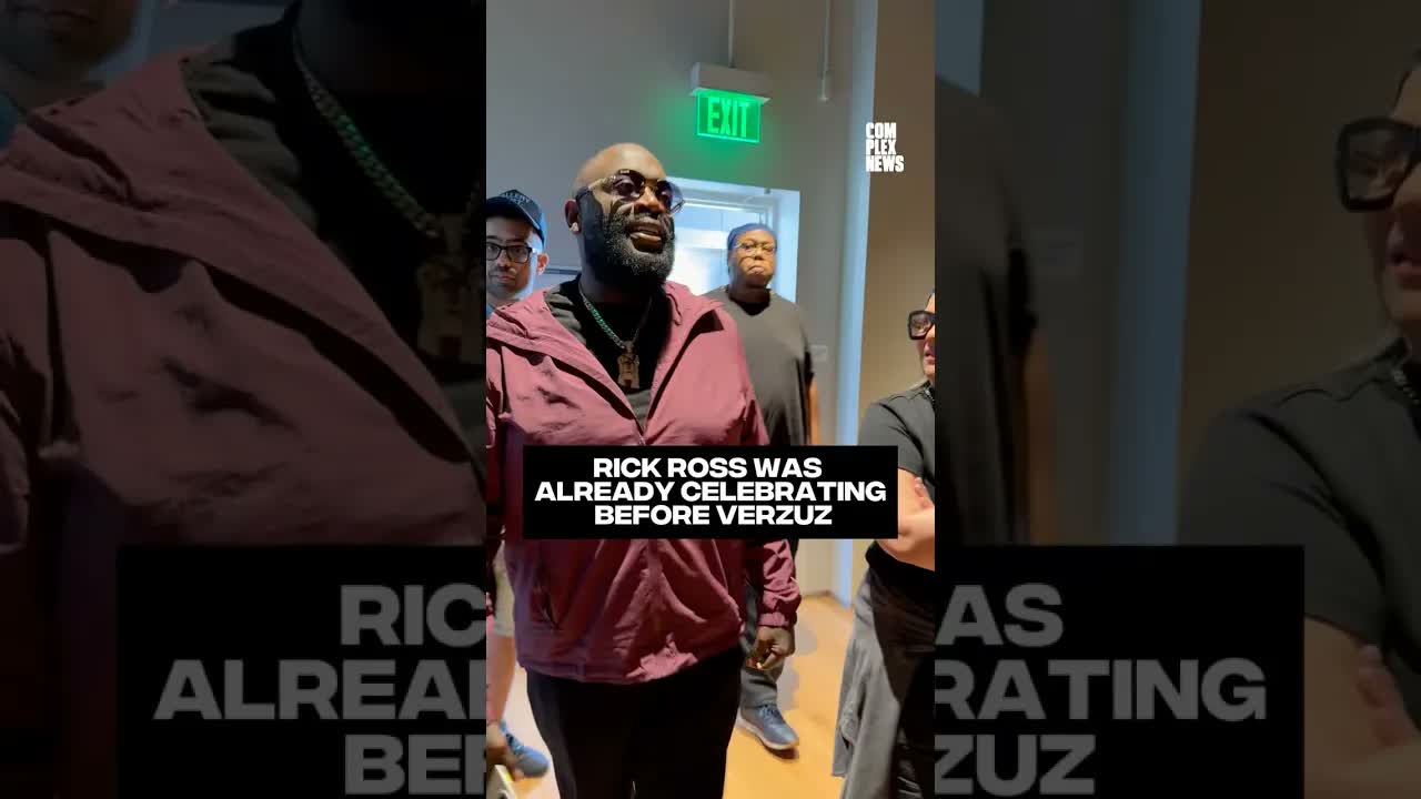 Rick Ross was already celebrating before #VERZUZ