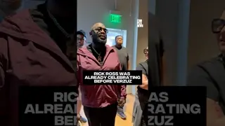 Rick Ross was already celebrating before #VERZUZ