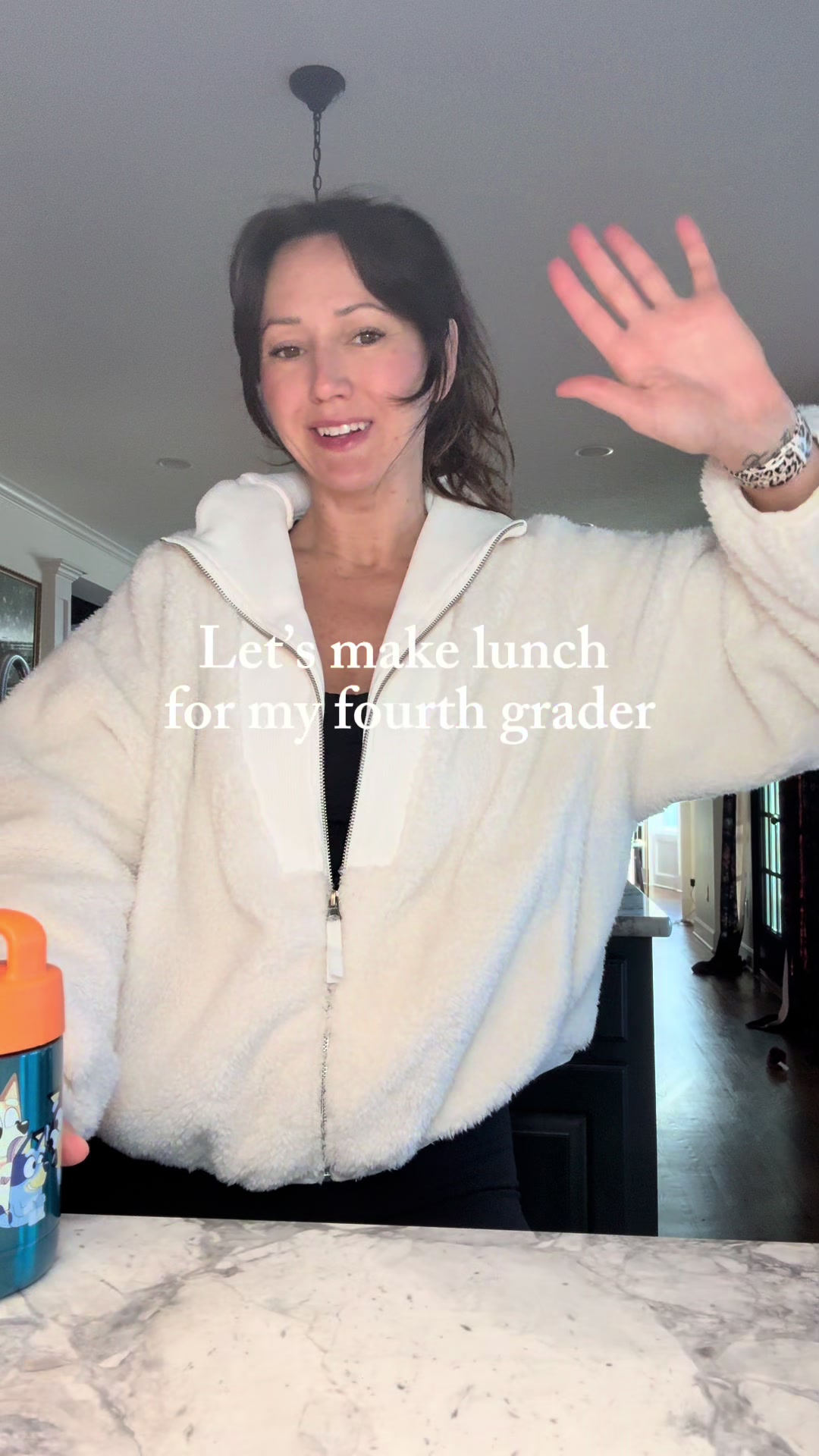 Warm lunch packed in character thermos