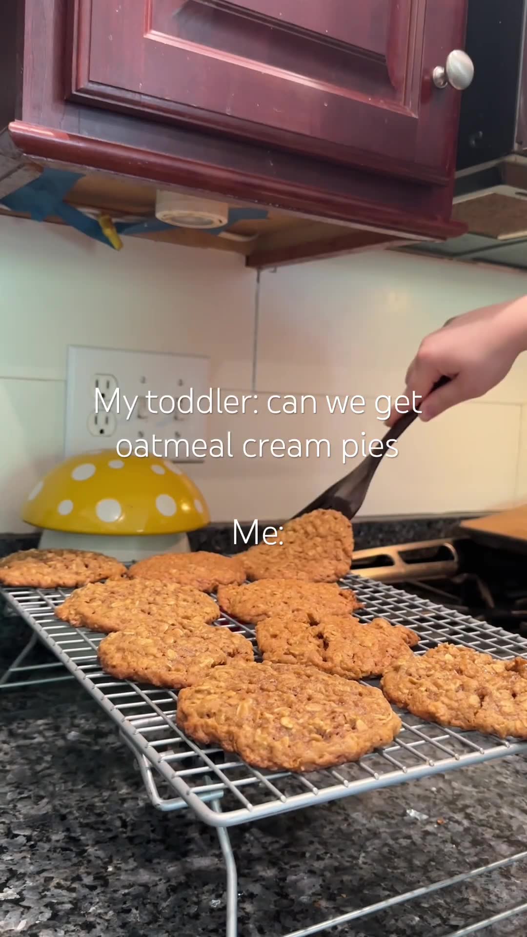 Witnessing pure joy when a child sees their special meal being made