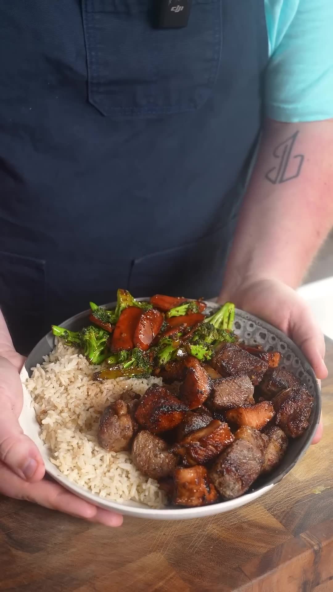 It's always better when they cook it in front of you at the table