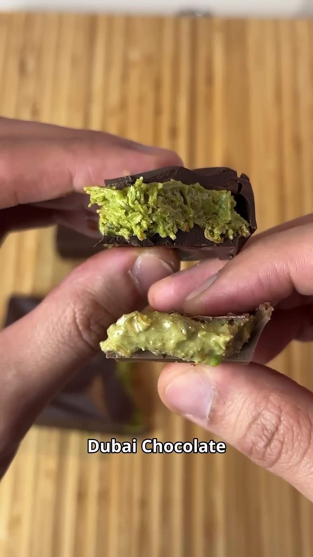 Making the viral Dubai chocolate at home and comparing it to the real one