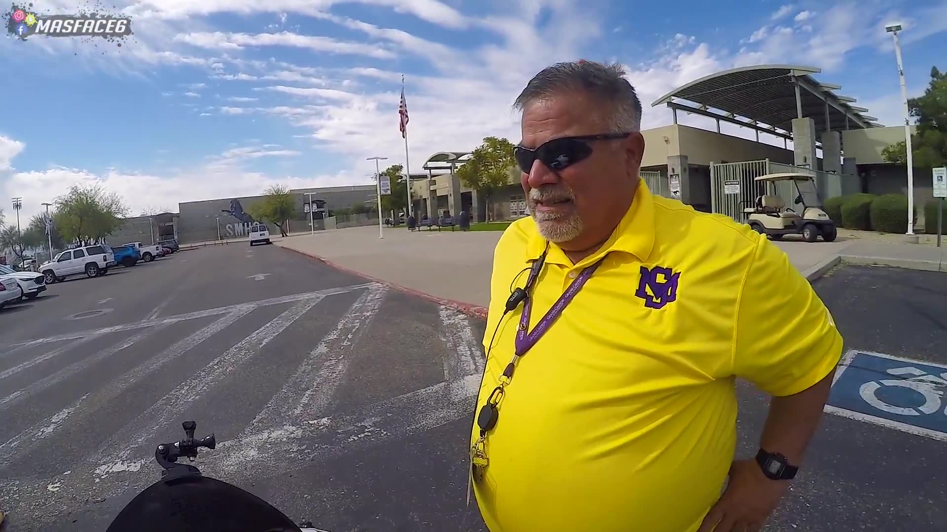 Unbelievable moment caught on camera during ride