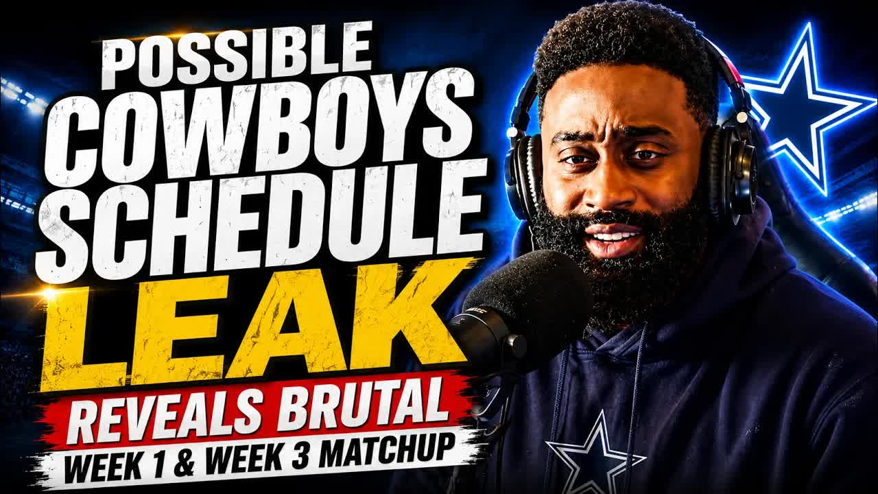 Cowboys Schedule LEAK Reveals Brutal Week 1 & Week 3 Matchup