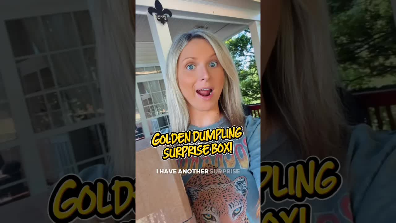 DID WE GET THE GODLEN DUMPLING?! 🫣😱 #dumplings #unboxing #viral