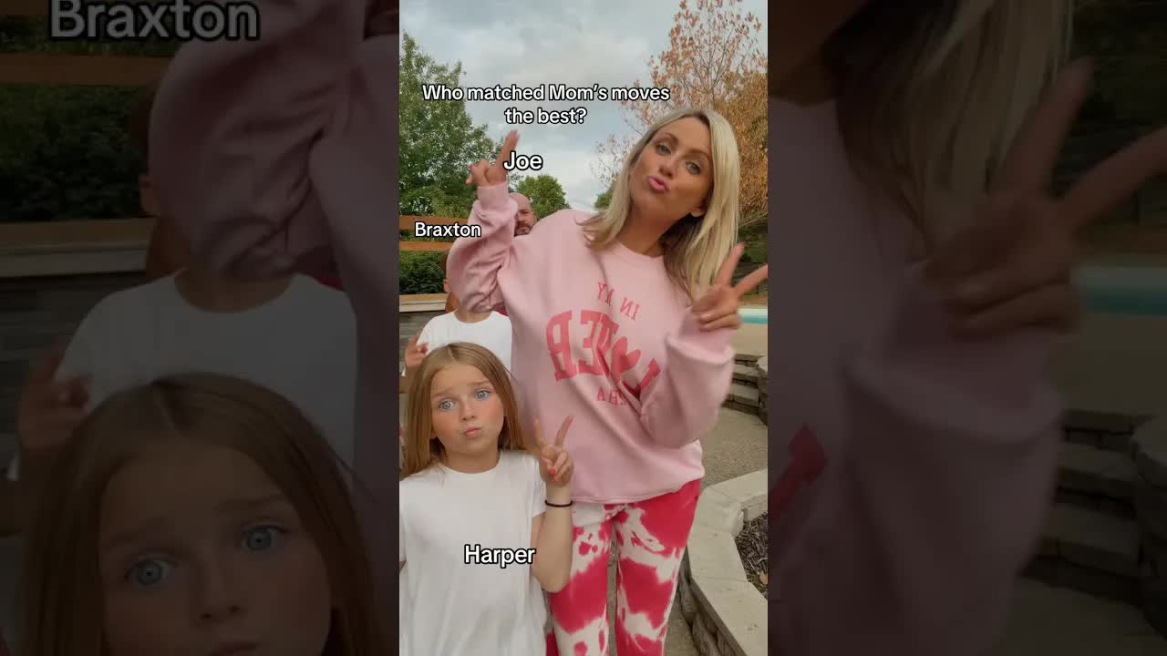 Who won this challenge?! 🤔 Happy Mother’s Day!! ❤️ #dancetrend #family #momlife