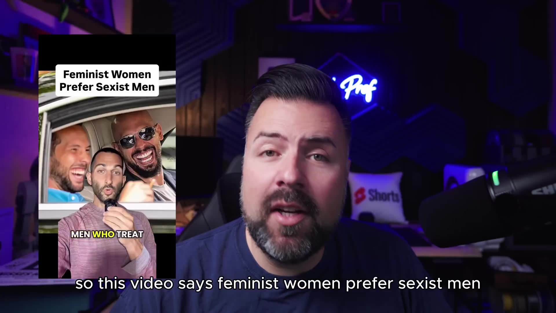 The research showing feminist women prefer egalitarian partners overwhelmingly