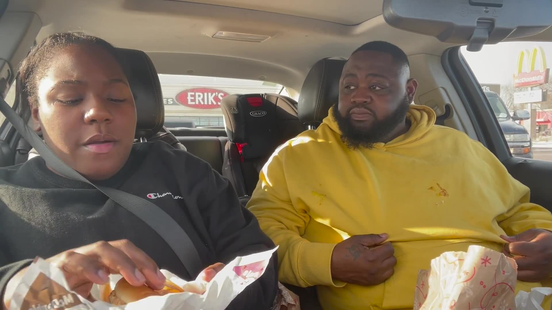 Husband's disbelief when his dinner became a projectile