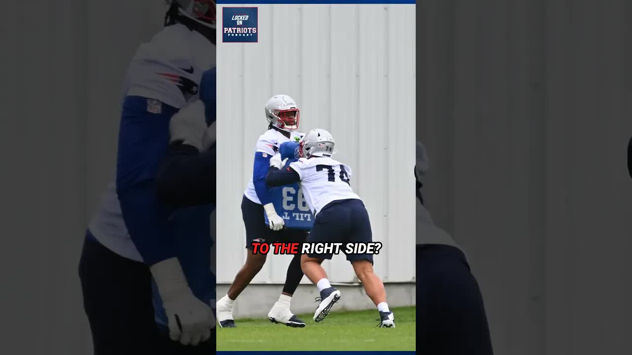 Can Caleb Lomu ACTUALLY Play Right Tackle 🤔 #caleblomu #patriots #nfl