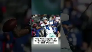 Troy Aikman shares his thoughts on the Cowboys going into a new NFL season 🏈
