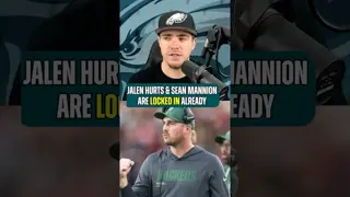 The #Eagles Are Setting Jalen Hurts Up To Succeed, With Sean Mannion 🔥#philadelphiaeagles #nflnews
