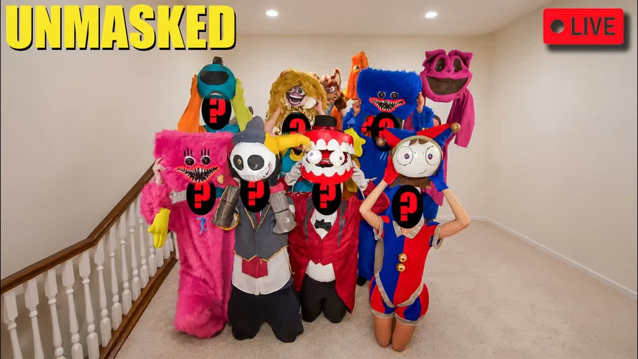 UNMASKING POMNI, CAINE, ALL CHARACTERS!
