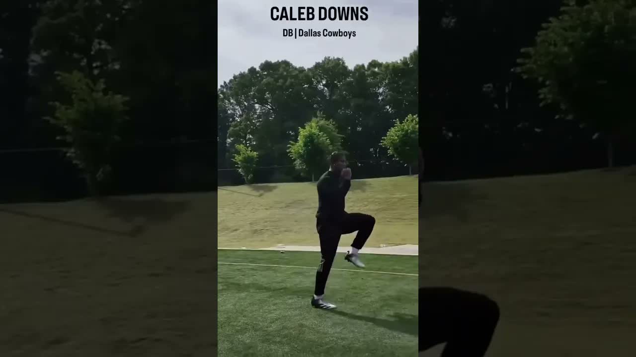 #Cowboys Caleb Downs Agility x Footwork Gonna Be a Problem 👿