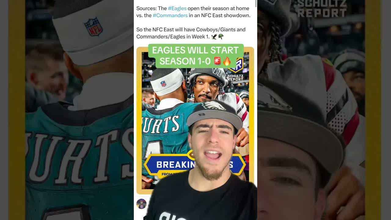 Eagles Will Face Commanders In Week 1 INSTANT REACTION #Eagles #PhiladelphiaEagles #NFL episode artwork