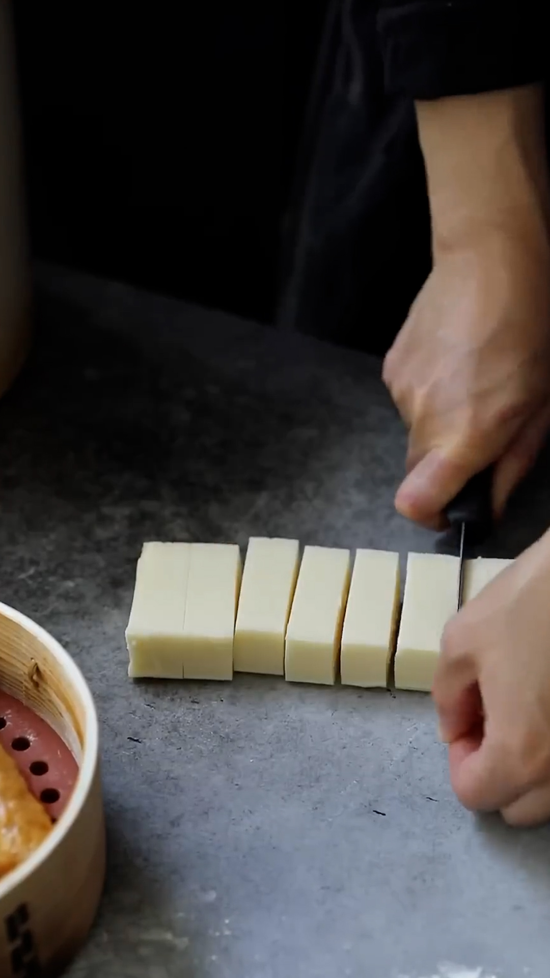 Crispy Korean-style corndogs coated in sugar